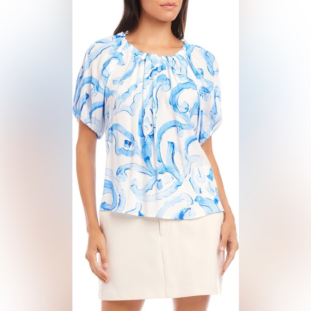NWT Fifteen Twenty Savina Short Sleeve Top, size S